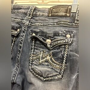 Miss Me ‘Boyfriend Boot’ cropped; Sz 29;